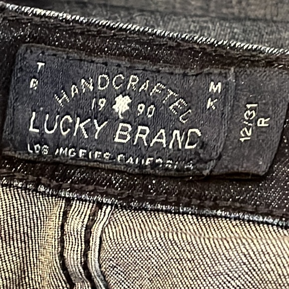 Lucky Brand Straight Jeans Sz 12/31 R - Picture 5 of 10